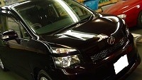 TOYOTA　トヨタ　ヴォクシーZS　リアバンパーラケッジプロテクター　コーティング終了